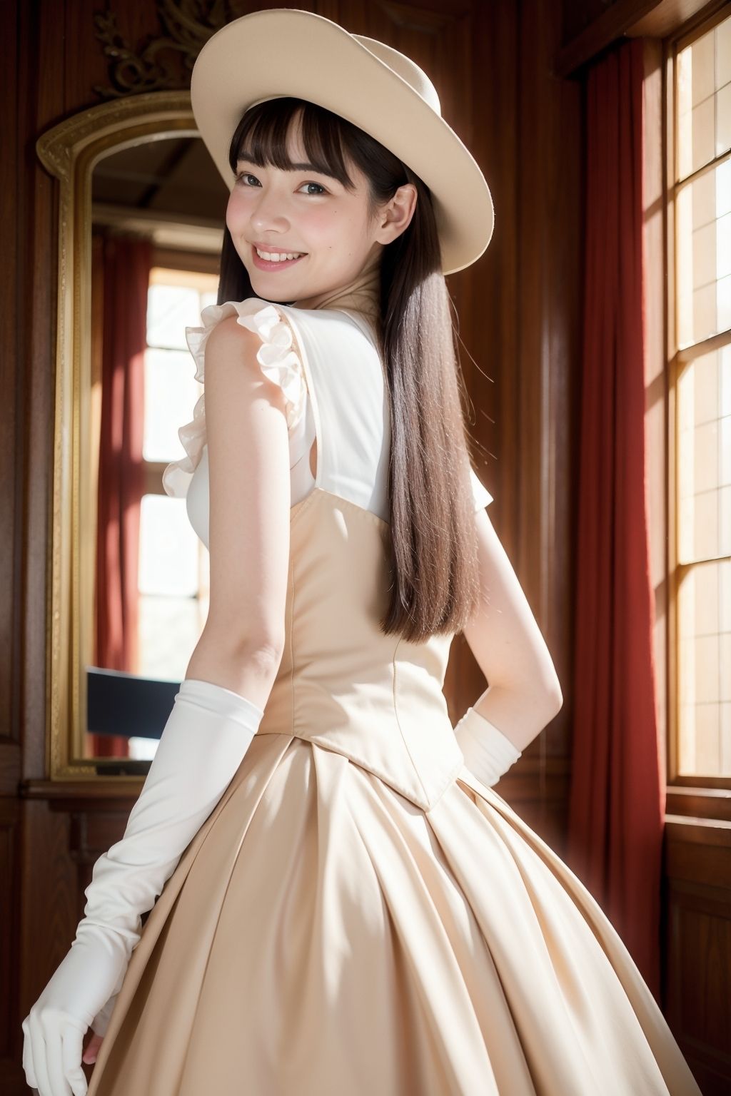 サンプル画像1:高貴なお嬢様のチラリズム(きんにく) [d_381938]