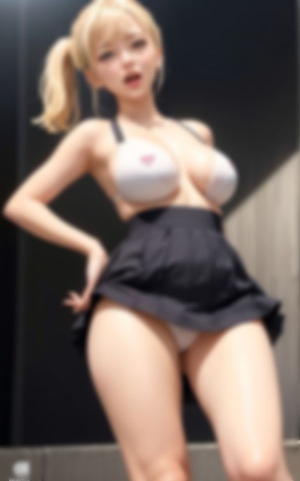 サンプル画像3:綺麗なおっぱいで誘惑してくる魅惑の金髪女学生(エーアイ18) [d_382037]