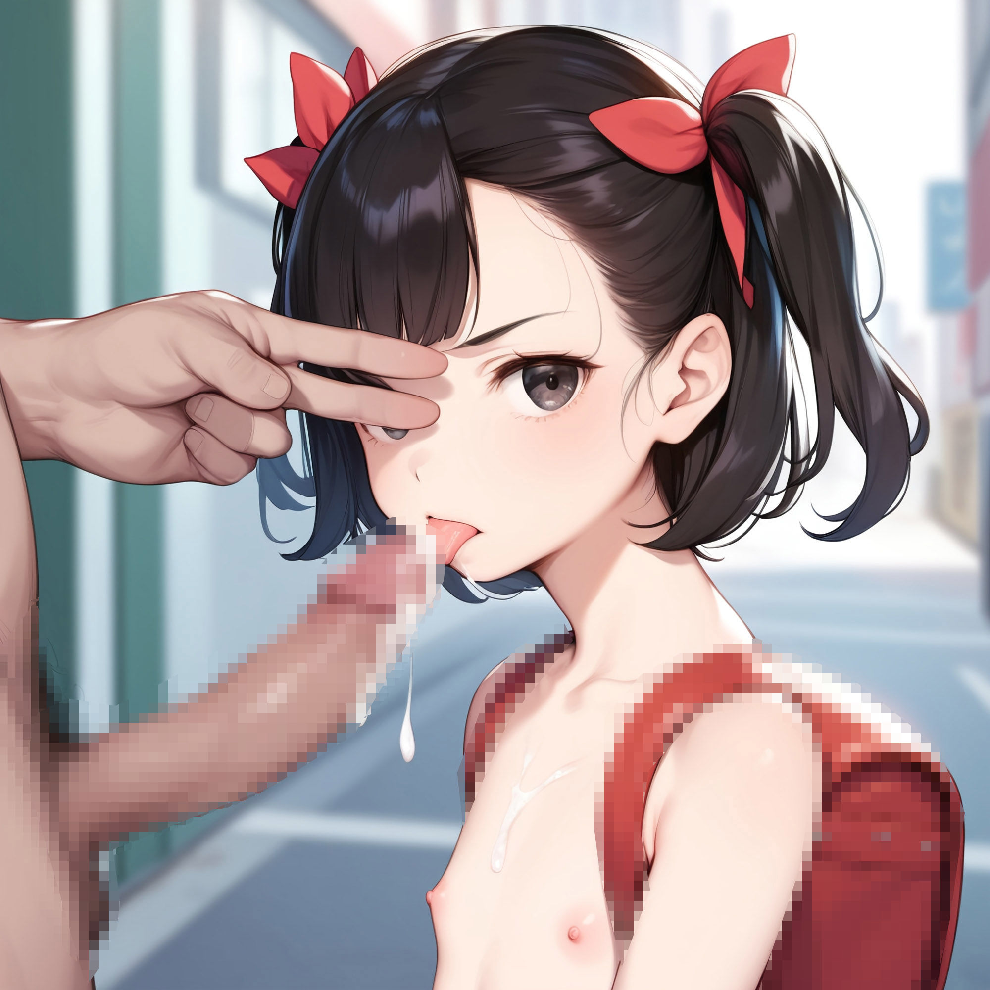 サンプル画像2:裸ラ○ドセルだらけの通学路(ジャングルジム) [d_382135]