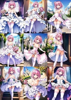 サンプル画像2:vol.22 第3王女3 （ウェディングドレス）(inspire2000) [d_382275]