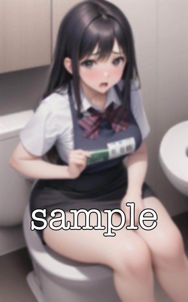 サンプル画像3:新卒の便所！経理で入った社員は謙虚な巨乳だった・・・新人22歳のFカップ社員のトイレ姿を覗く・・・(高級美女クラブ) [d_382366]