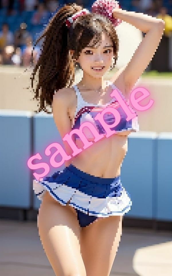 サンプル画像3:僕の彼女はエッチなチアリーダー(AI部) [d_382396]