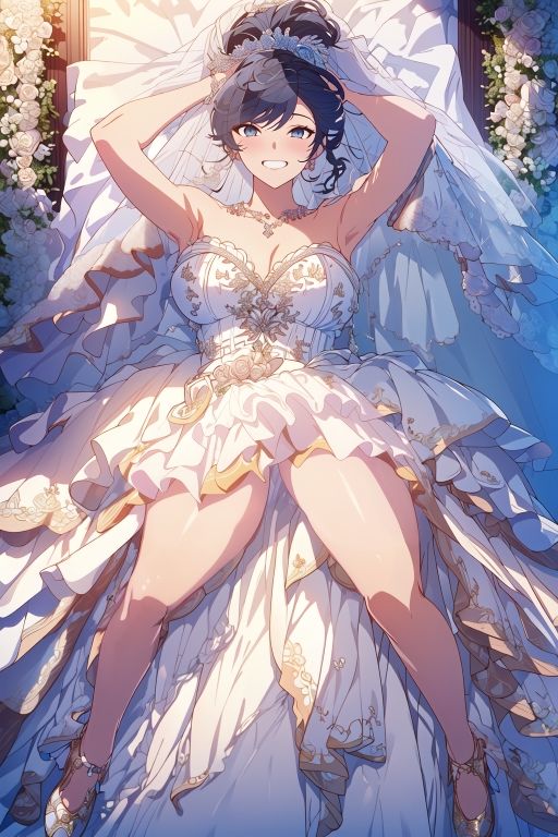 サンプル画像1:セクシーイラスト集 ブライド編（bbbrrse）(eagle production) [d_382406]