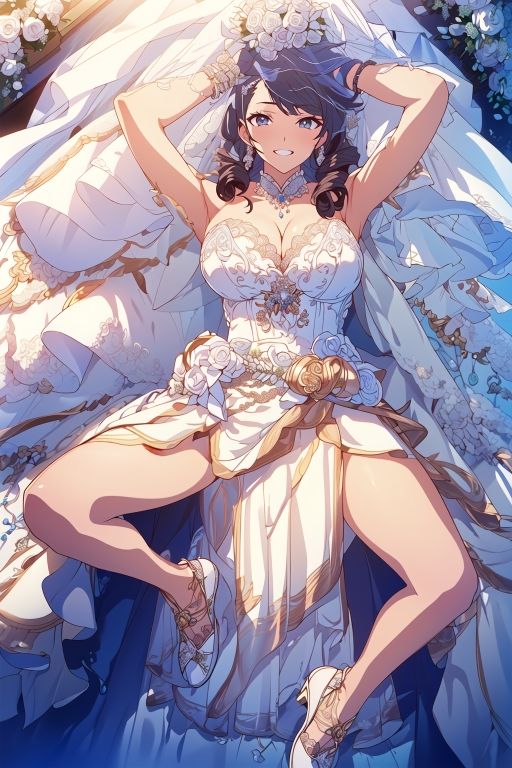 サンプル画像4:セクシーイラスト集 ブライド編（bbbrrse）(eagle production) [d_382406]