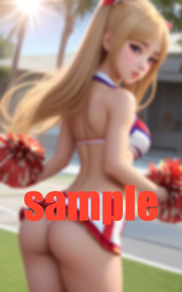 サンプル画像6:お触り禁止チアガールと着衣(717) [d_382439]