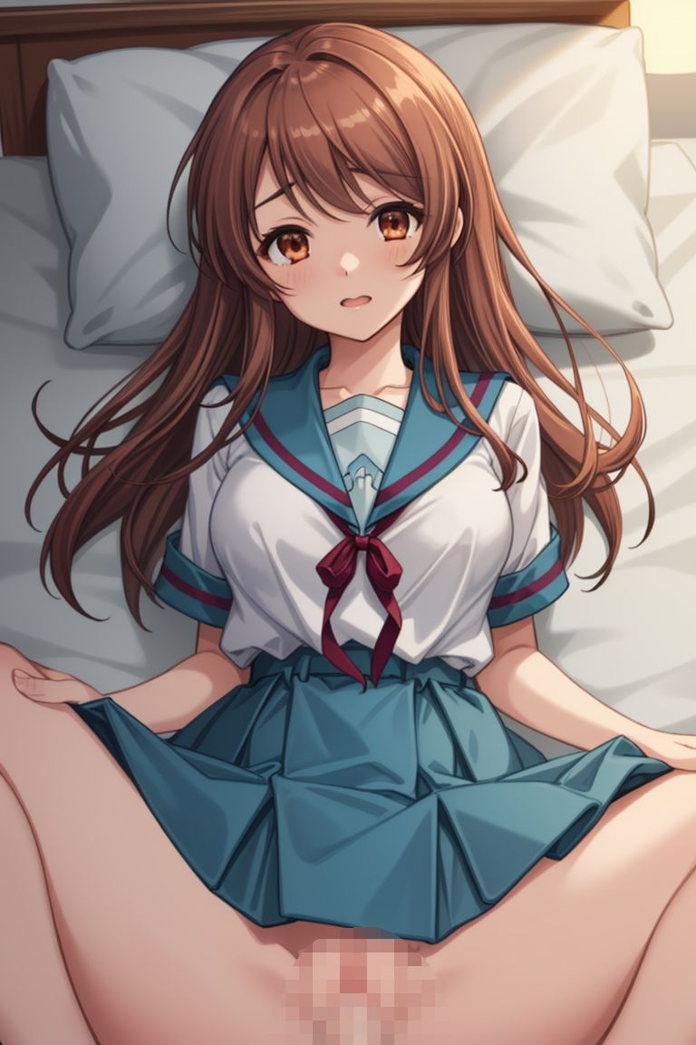 サンプル画像5:涼◯ハルヒの憂鬱 朝◯奈みくる エロCG集(OhMeDo) [d_382501]