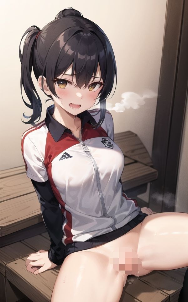 サンプル画像4:【陸上エロ】締まりのいいま◯こに本気の中出し(ほわいと・すぷらっしゅ！) [d_382506]