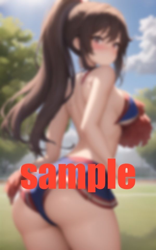 サンプル画像6:チアガールとコスプレ青姦(楽24) [d_382524]