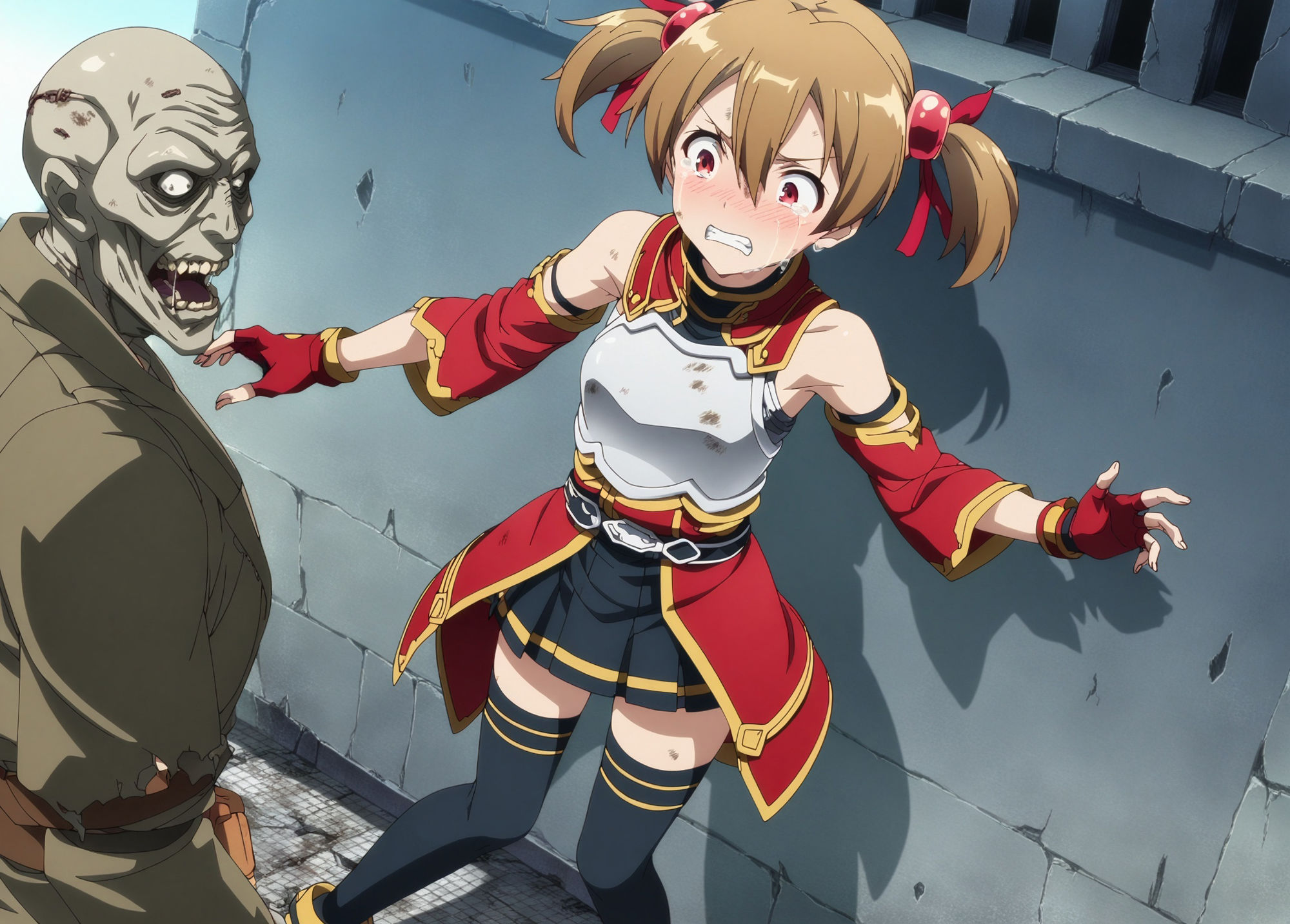 サンプル画像1:敗北したヒロイン達 vol.3 アダルトホラーVRゲーム(絵心あいのAI生成アトリエ) [d_382539]