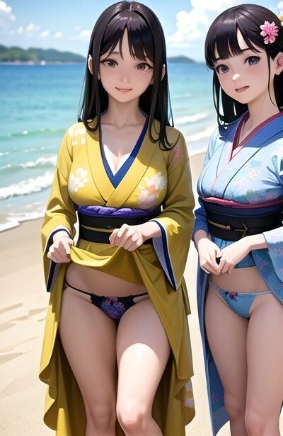 サンプル画像2:着物美女 パンチラ編(teru) [d_382546]