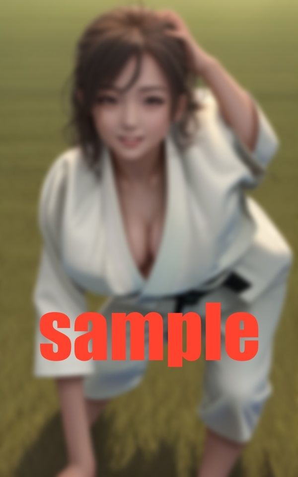 サンプル画像3:柔道の外稽古で道着姿のまま着ハメ(15) [d_382577]