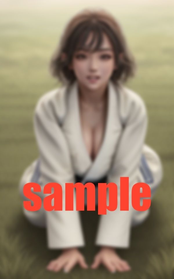 柔道の外稽古で道着姿のまま着ハメのサンプル画像 6