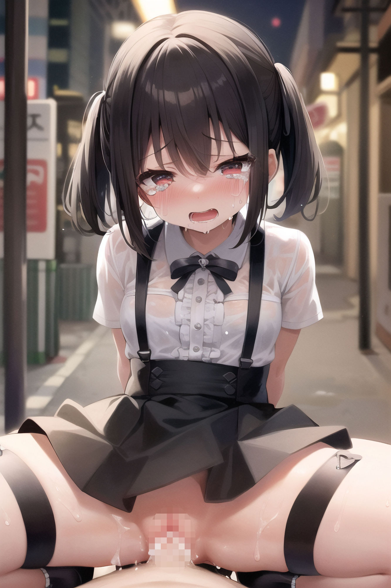 サンプル画像1:トー横にいる少女を公開処刑！路上で無理やり犯●まくる(藤宮あかり) [d_382663]