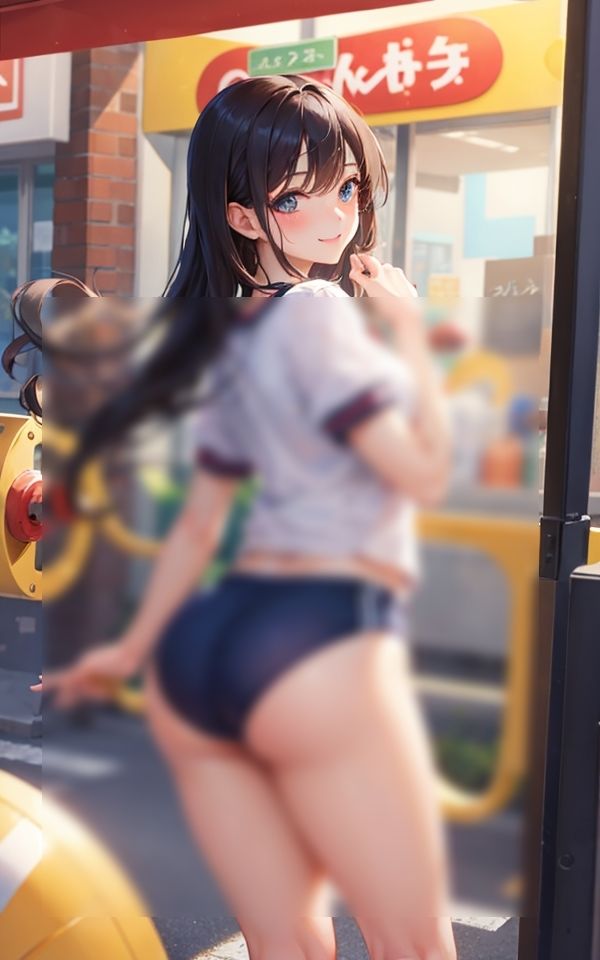 サンプル画像4:ブルマで来ちゃった 〜なんだかエッチだね〜(AI美女工房) [d_382730]