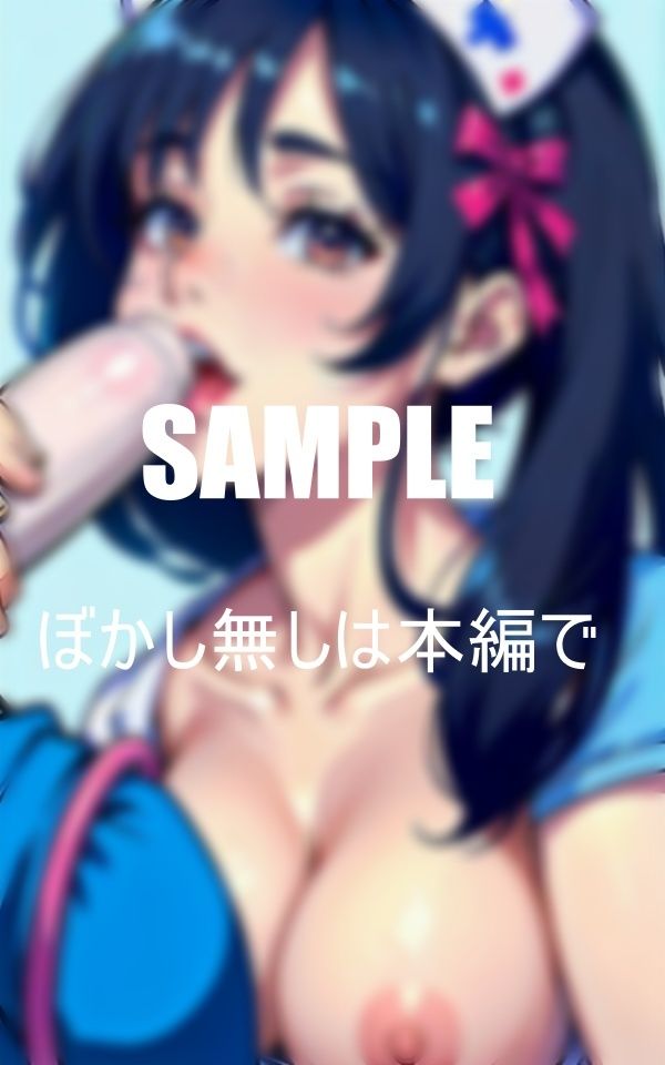 サンプル画像4:可愛い過ぎる男を誘惑する淫乱ナースたち(にサークル) [d_382858]