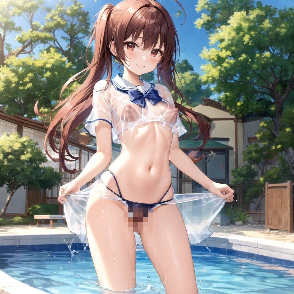 サンプル画像4:スケスケ水着僕だけが見える件(男の夢工房) [d_382876]