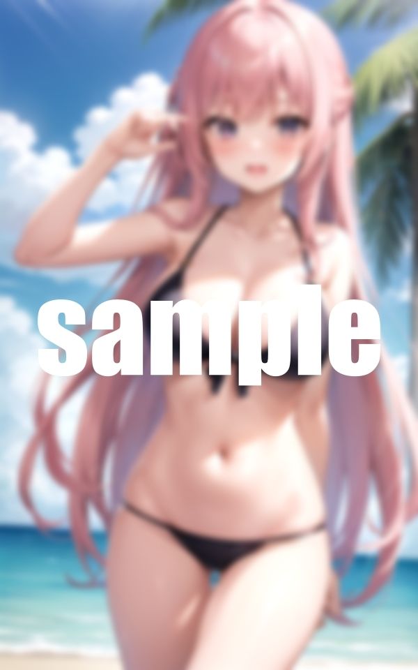 サンプル画像5:ギリギリビキニ美女集(淫乱の海) [d_383015]