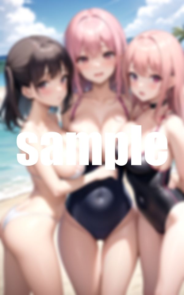 サンプル画像3:ビキニ美女たち〜ビキニ美女たちに絡まれちゃう？〜(淫乱の森) [d_383018]