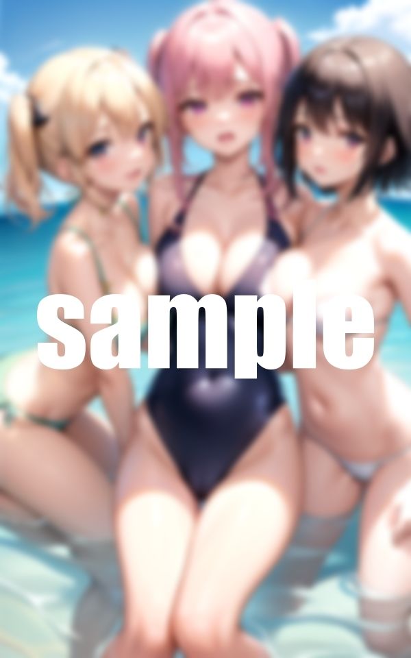 サンプル画像4:ビキニ美女たち〜ビキニ美女たちに絡まれちゃう？〜(淫乱の森) [d_383018]