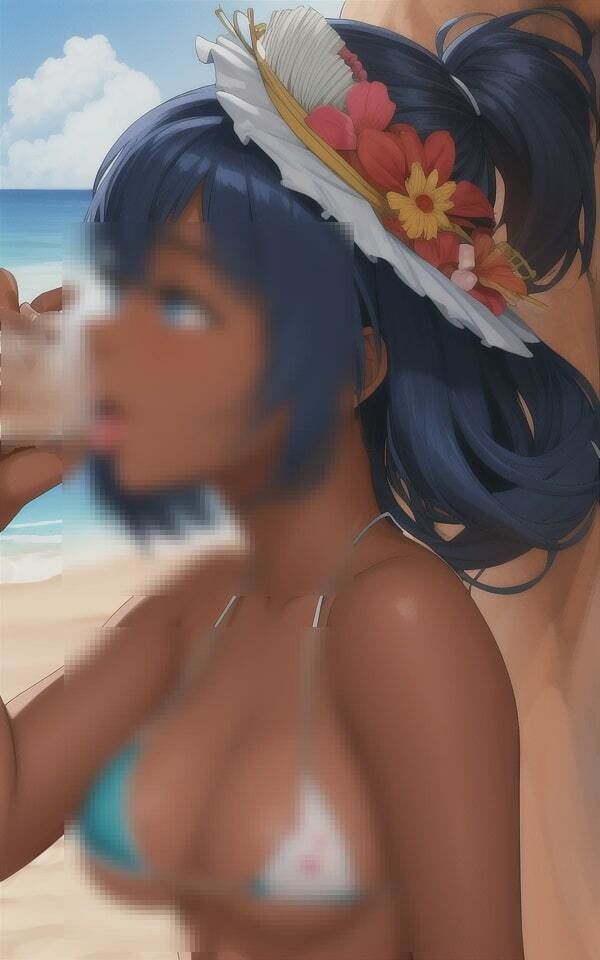 サンプル画像3:南国ハーレム プライベートビーチ(ホットバニラ) [d_383033]