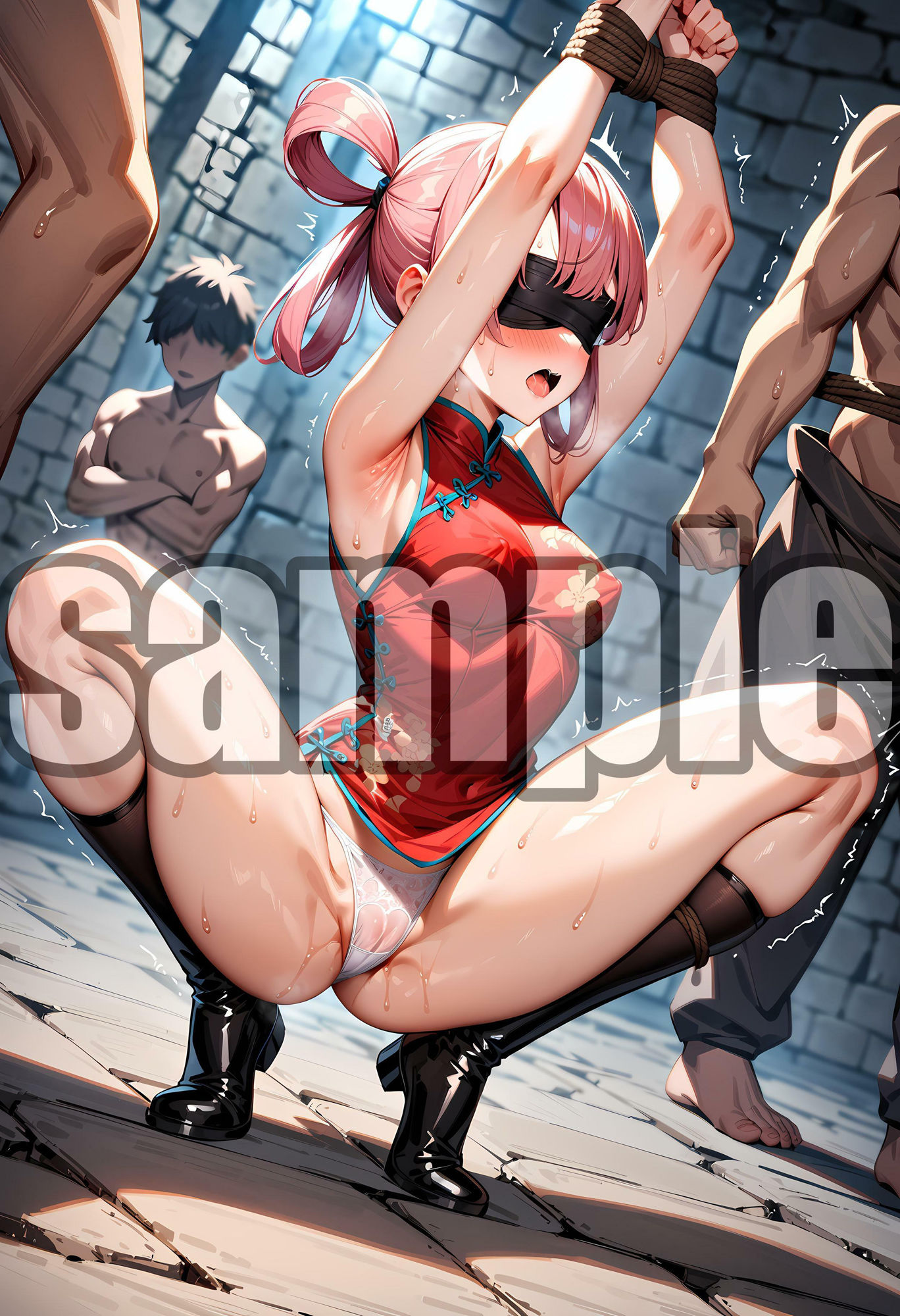 サンプル画像1:チャイナ娘にヤリたい放題！(AI愛create) [d_383037]