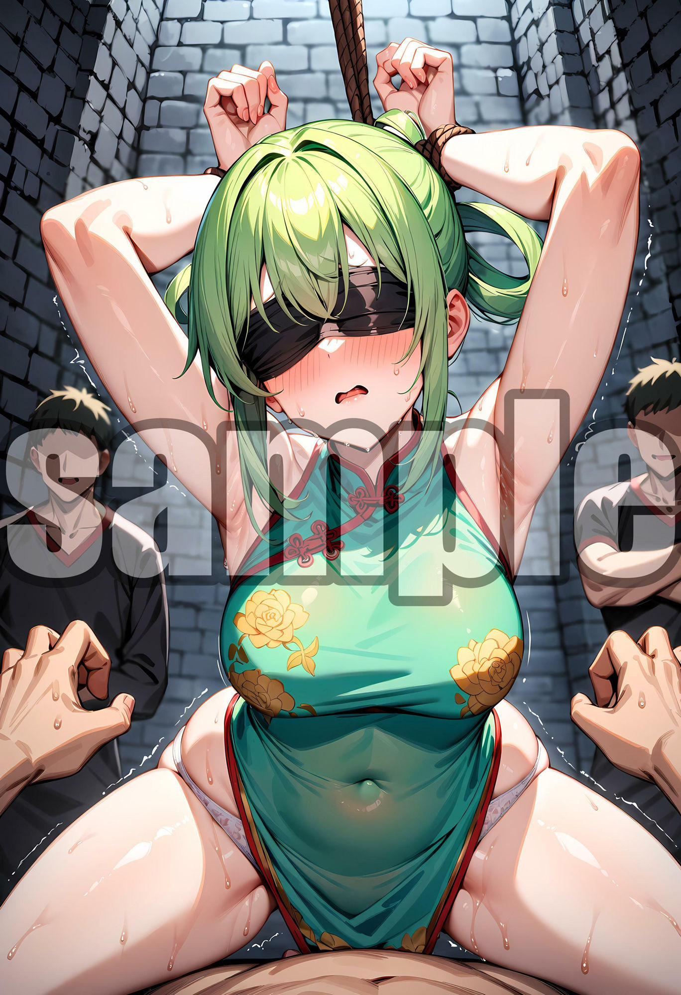 サンプル画像2:チャイナ娘にヤリたい放題！(AI愛create) [d_383037]