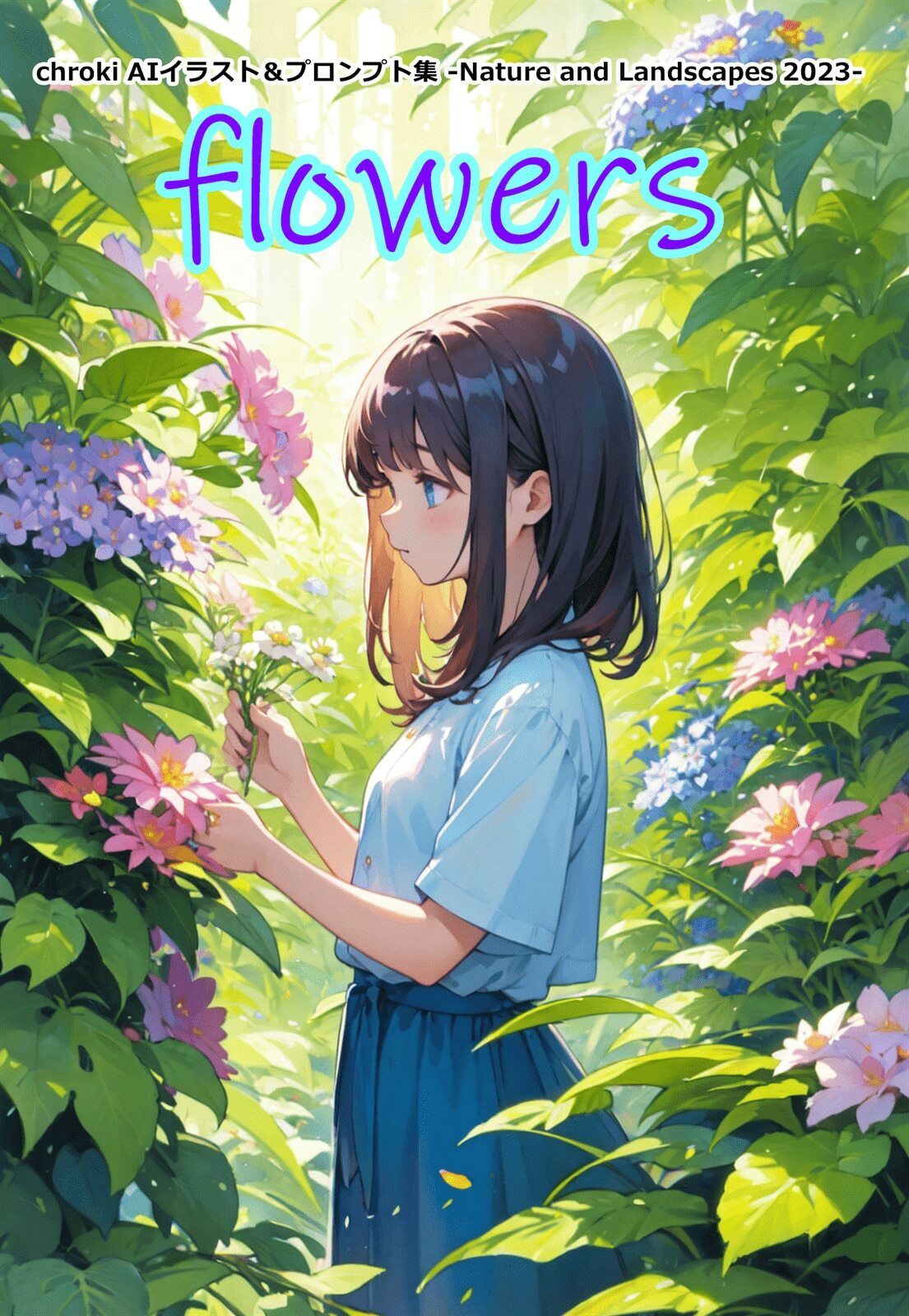 サンプル画像1:『flowers』 chroki AIイラスト＆プロンプト集 02(グッドプロンプト) [d_383157]