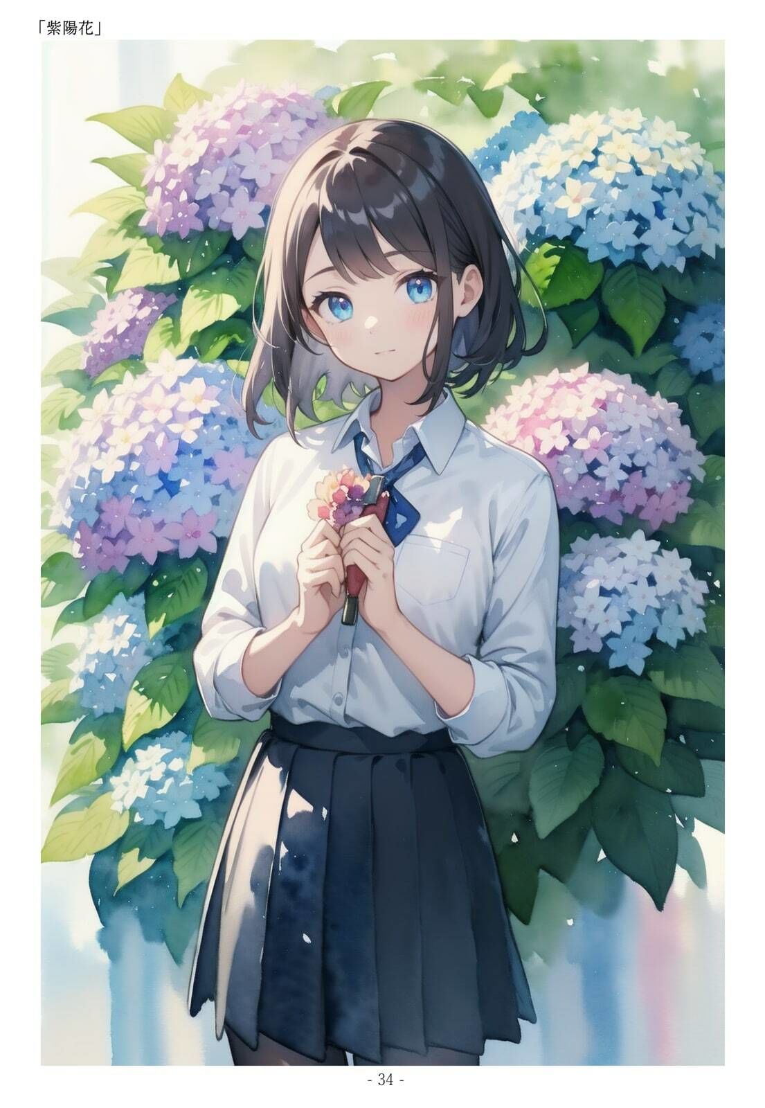 サンプル画像5:『flowers』 chroki AIイラスト＆プロンプト集 02(グッドプロンプト) [d_383157]