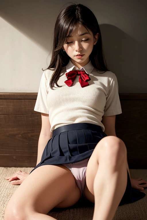 サンプル画像5:制服からチラ見え(フェチ探求所) [d_383164]