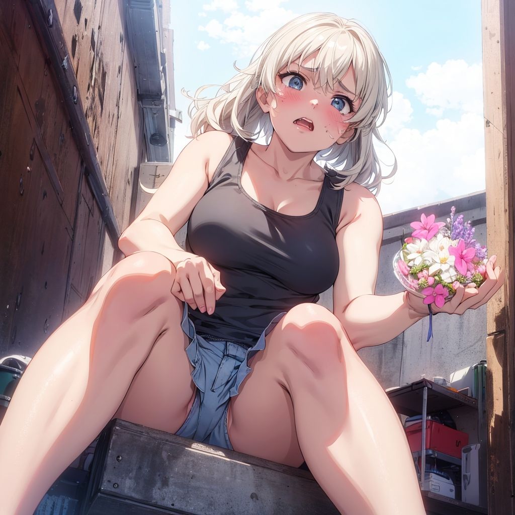 サンプル画像2:タンクトップちゃん(ヘレネー) [d_383177]