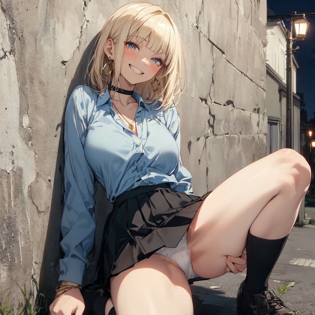 サンプル画像1:いつも挑発してくる金髪ギャルを犯してみた 02(AI friend) [d_383186]