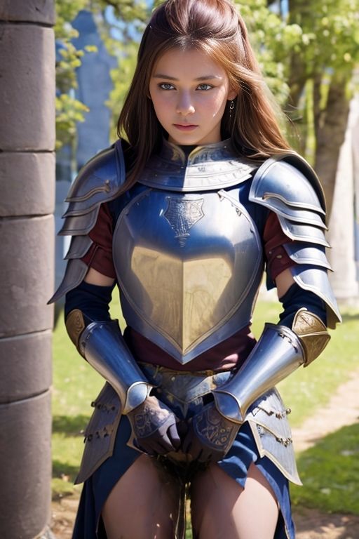 サンプル画像1:女騎士のおもらし(P-AI planning) [d_383187]