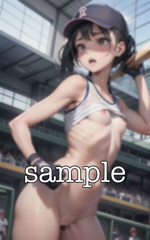 サンプル画像4:女子野球110連発〜美女のちっぱいのビッチが選抜代表〜監督からいじられる美少女貧乳スペシャル(美少女戦隊神レンジャー) [d_383256]