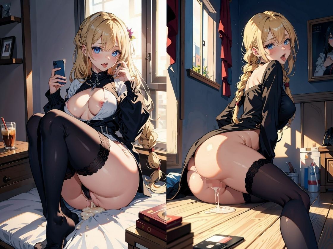 サンプル画像4:ギャルがエロ過ぎた件(すずAI) [d_383260]