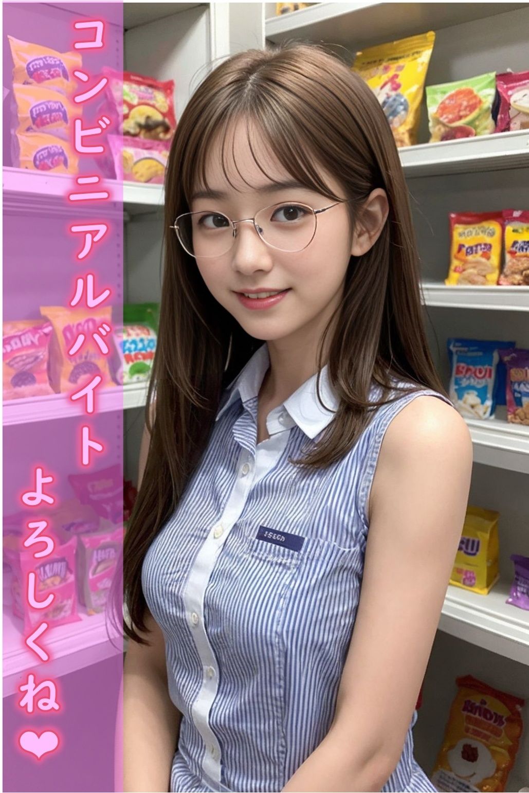 サンプル画像1:あなたはどれを選ぶ？ はじめてのアルバイト！！(AInosyo) [d_383300]