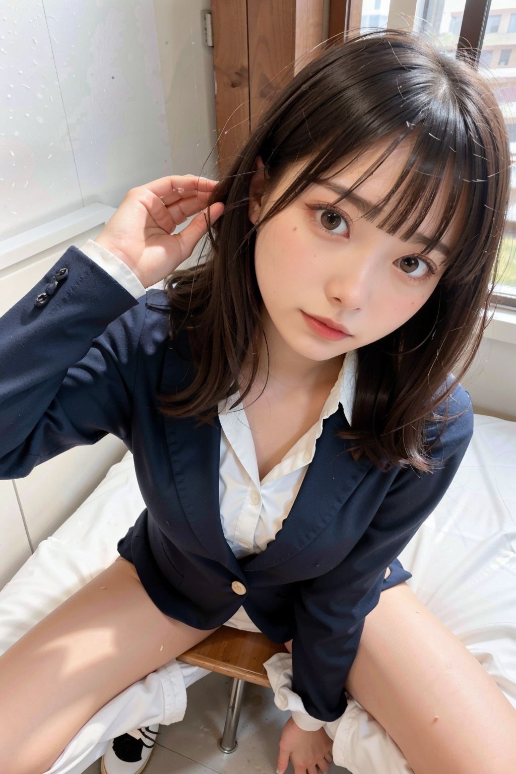 サンプル画像2:【総集編1】女子校生の日常観察シリーズ 初援交！！覗き見放題！！(音羽坂47) [d_383317]