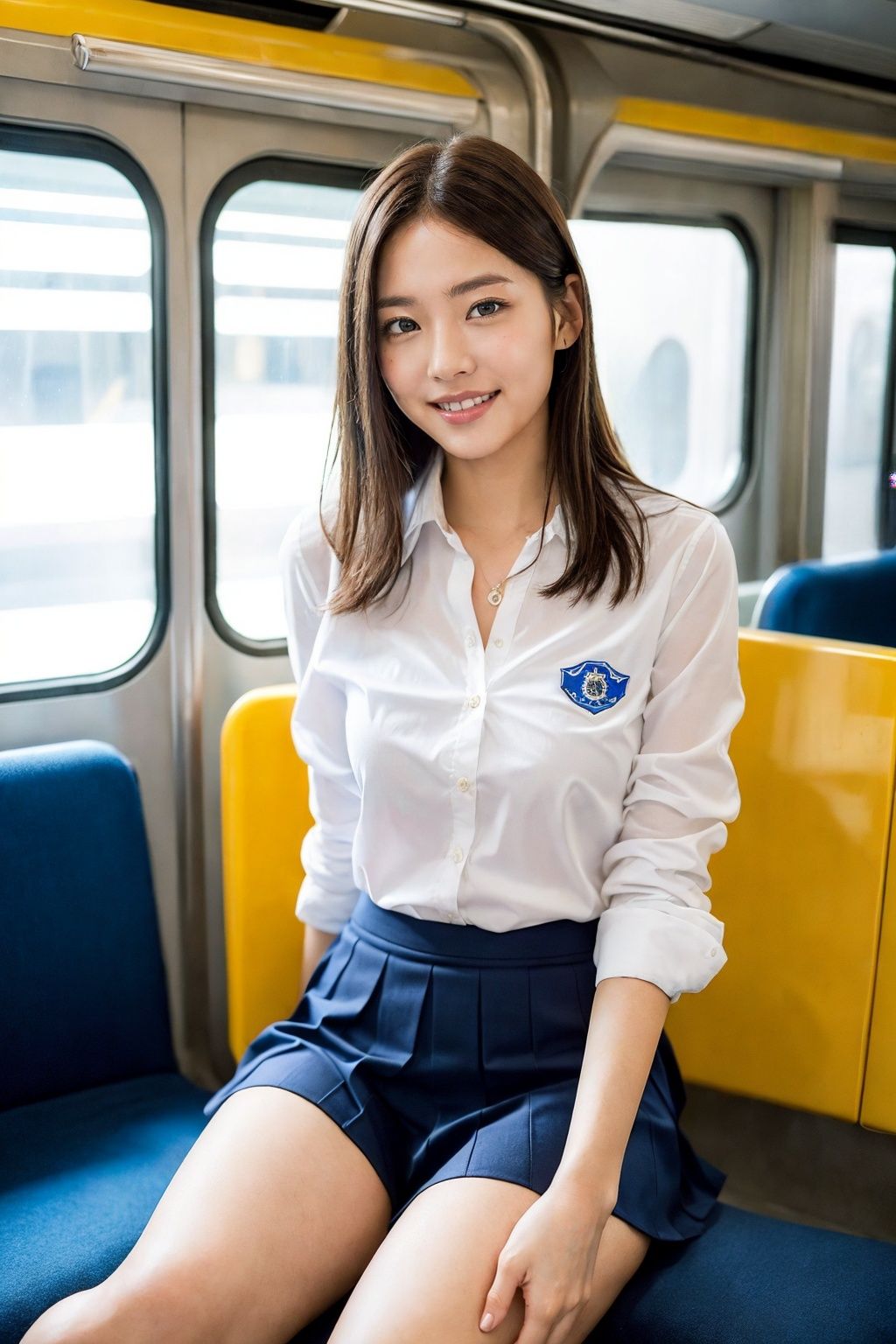 サンプル画像2:【PC用★高画質】電車の向かい席24(★マイナーフェチ★の殿堂) [d_383336]