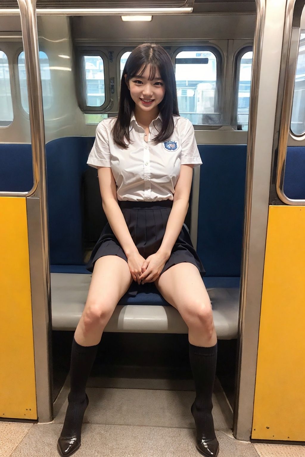 サンプル画像6:【PC用★高画質】電車の向かい席24(★マイナーフェチ★の殿堂) [d_383336]