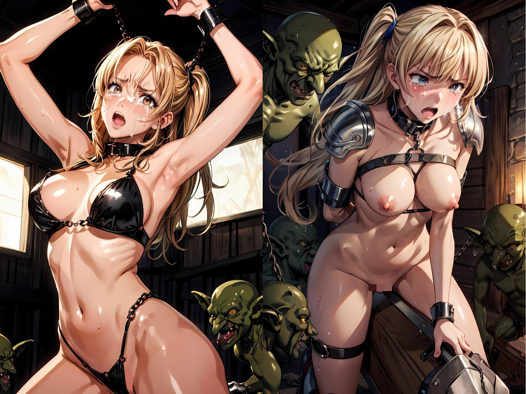 サンプル画像5:異世界勇者は性奴●2 ゴブリン凌●編【307枚・セックスイラスト集】(光世社) [d_383337]