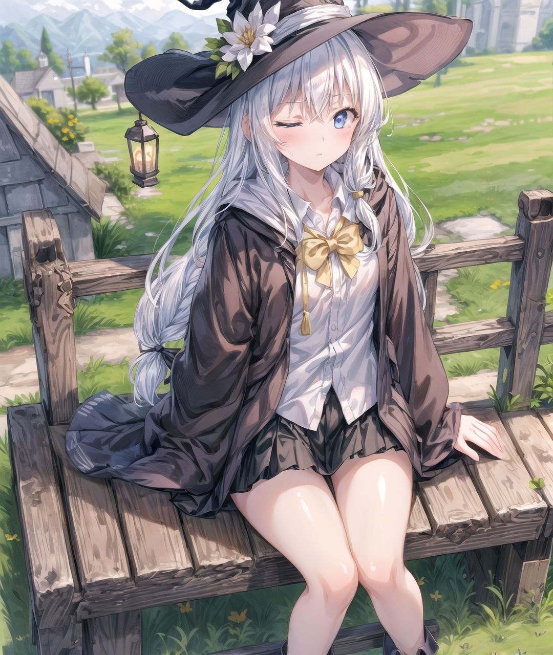 サンプル画像4:美少女たちのひととき・イレ〇ナ（魔女の旅々）(Aark) [d_383363]