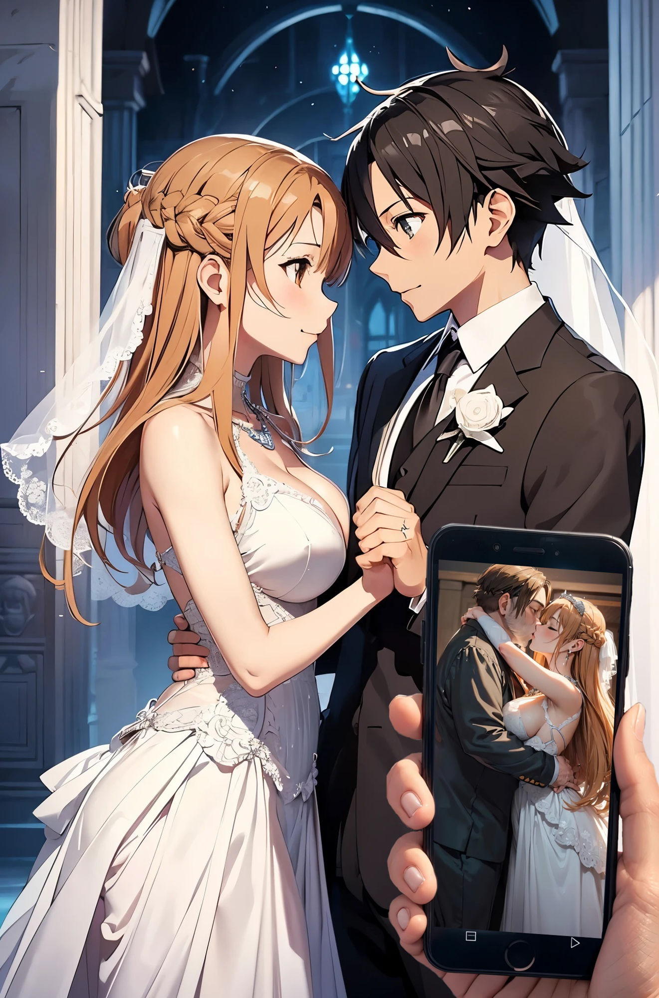 サンプル画像3:花嫁・明〇奈(mugI shimA) [d_383385]