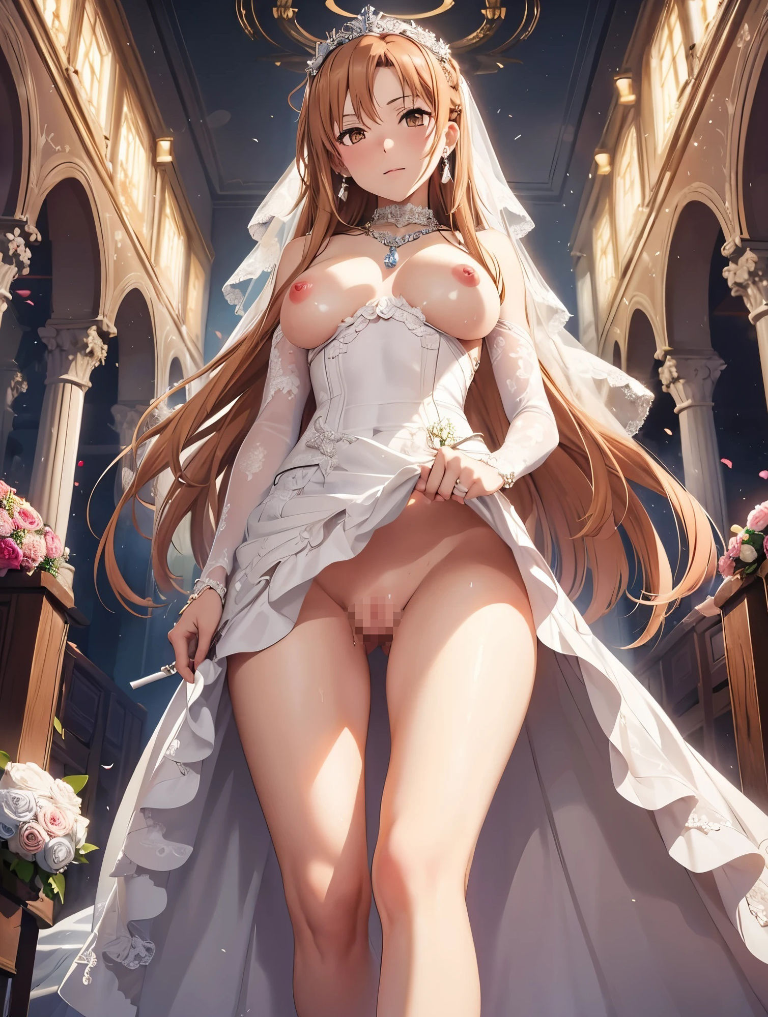 サンプル画像5:花嫁・明〇奈(mugI shimA) [d_383385]