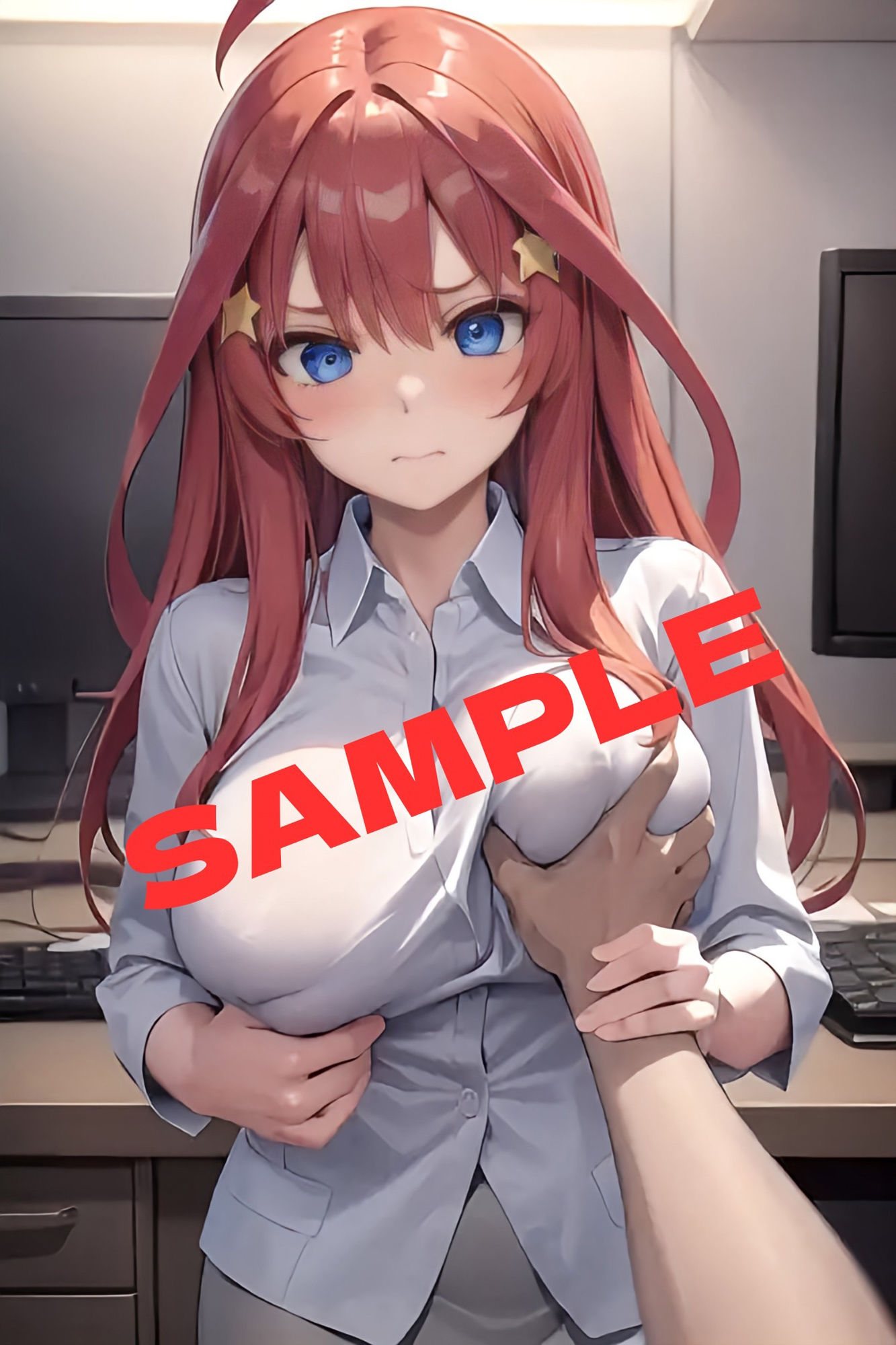 サンプル画像2:［OL中野◯月］大嫌いな上司のオチ●ポがドストライクな件(かわいあい) [d_383423]