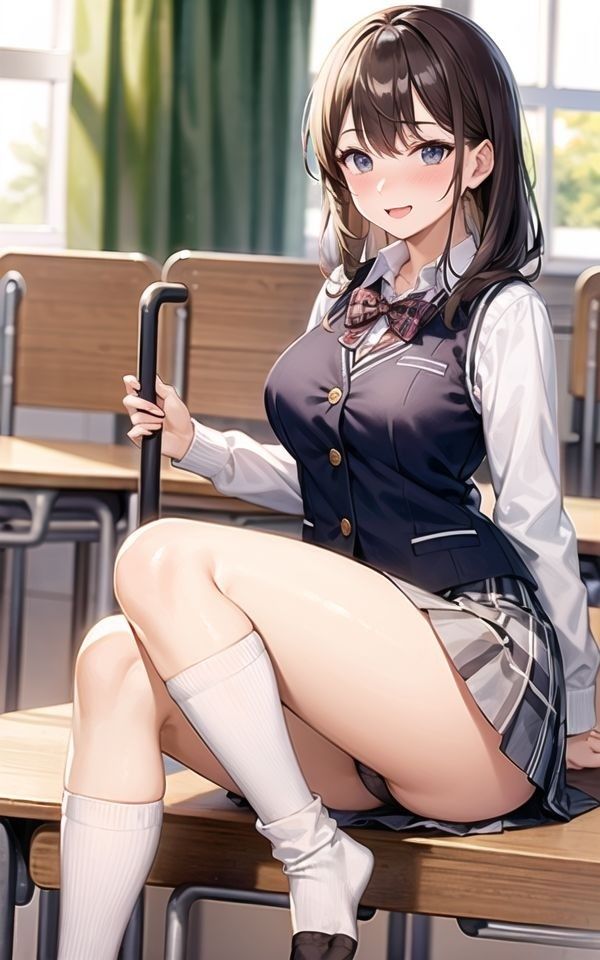 サンプル画像2:ひみつの補習は蜜の味(発射2秒前) [d_383438]