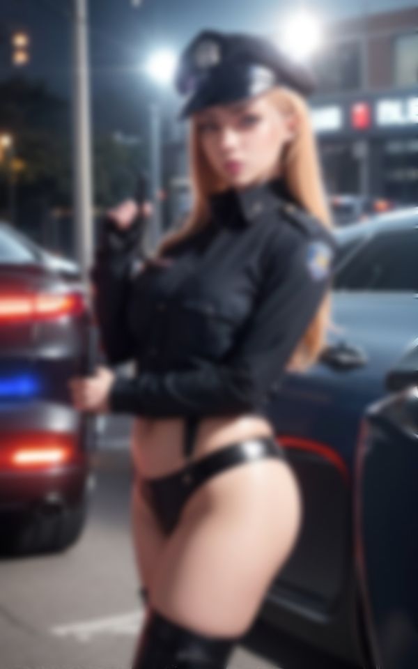 サンプル画像3:エロすぎるドS金髪警察官コレクション98枚(妄想LOVEGIRL) [d_383475]