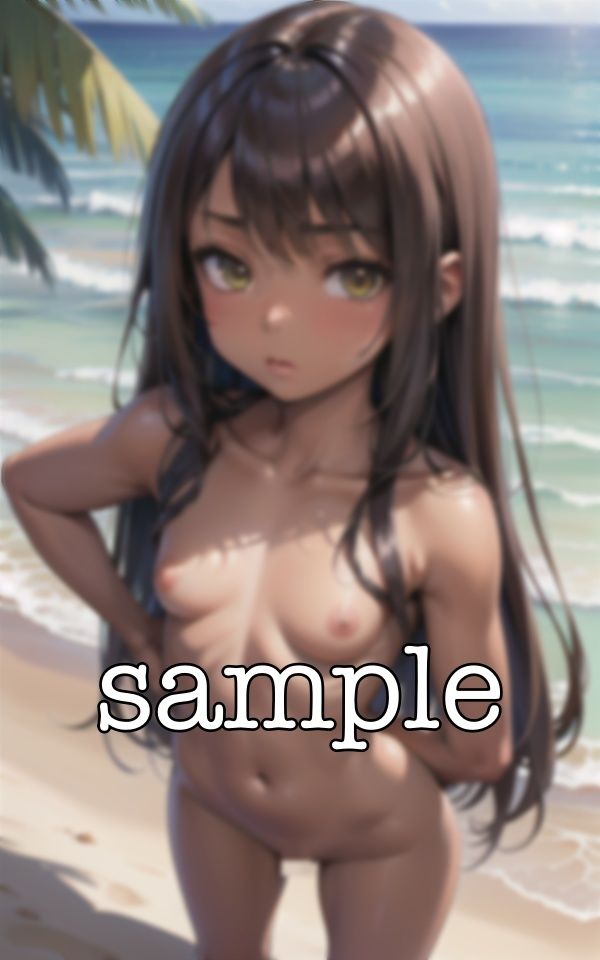 サンプル画像2:遭難の黒ギャル美少女の全裸スペシャル！帰るために必死な童顔黒ギャルが可愛くてつい・・・(チュパチュパラボ) [d_383544]