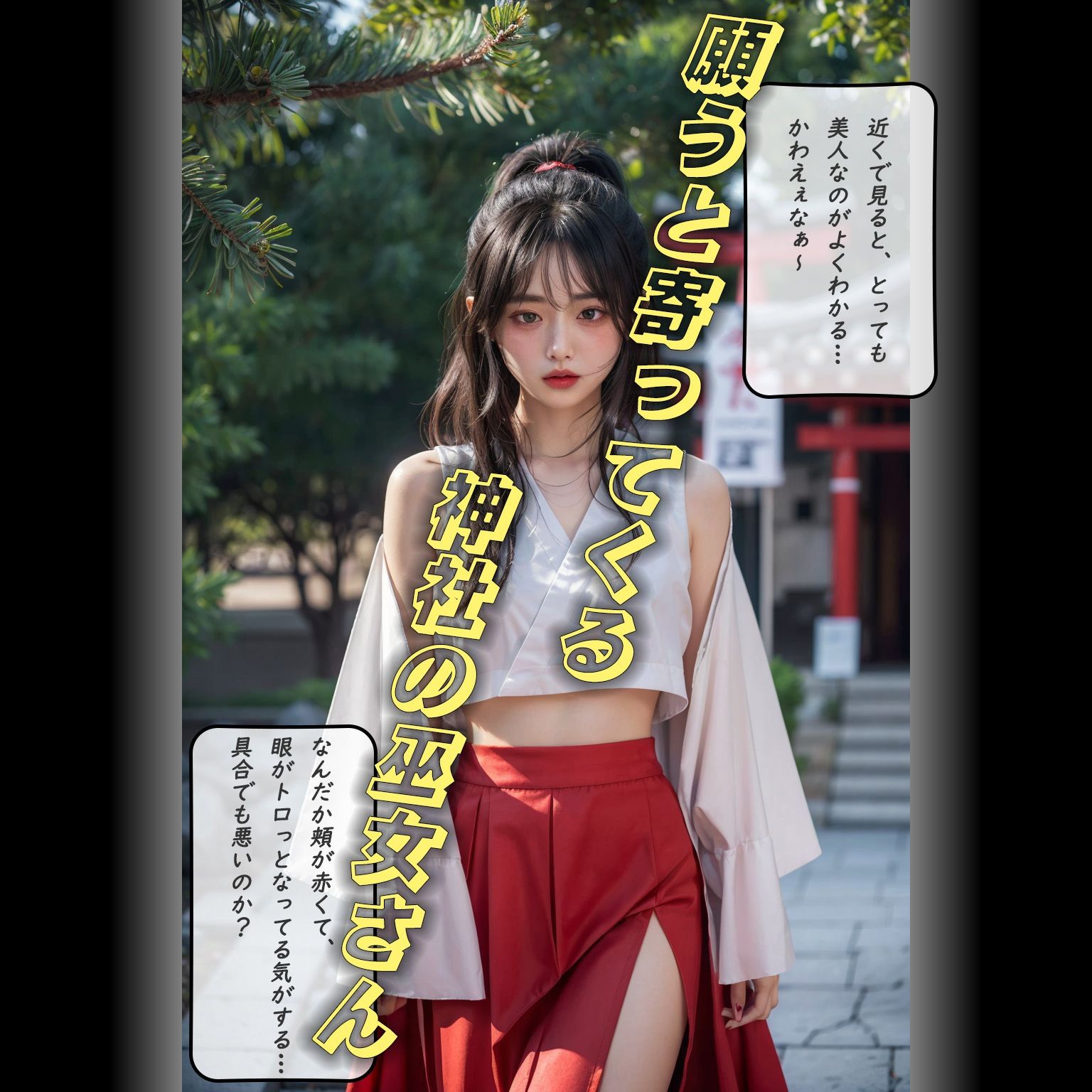 サンプル画像6:催●能力を手にした僕はむかつく人妻上司に命令やり放題〜第1章 巫女さん編〜(AI_Fits) [d_383642]