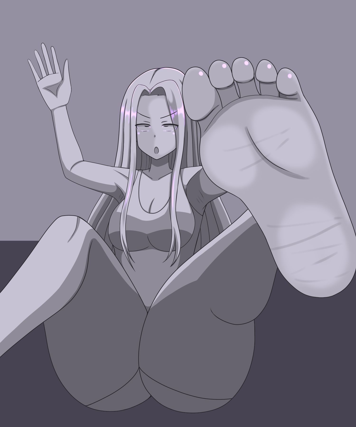 サンプル画像2:水泳部の少女固め(焼肉ナイト) [d_383710]