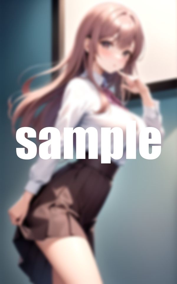 サンプル画像3:制服と爆乳と性春(エロAIエディションズ) [d_383721]