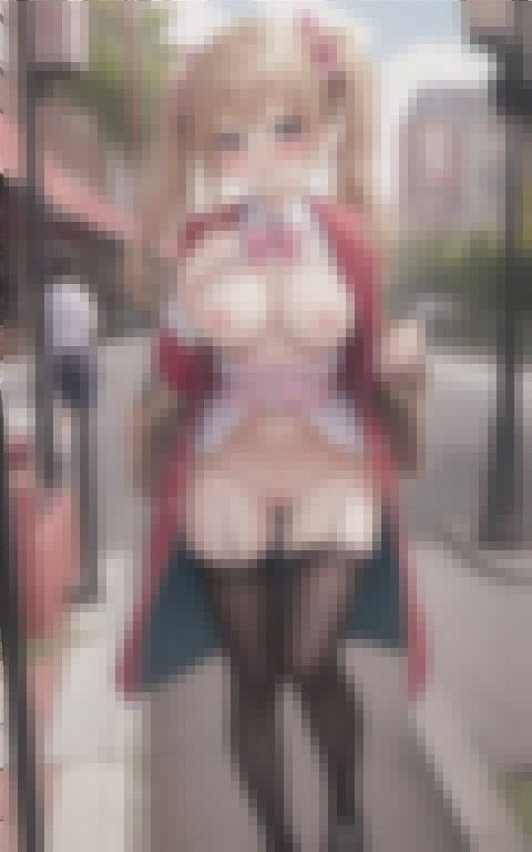 サンプル画像1:巨乳見せたがり痴女の街中ドキドキ露出デート Part1(妄想メガマックス) [d_383742]